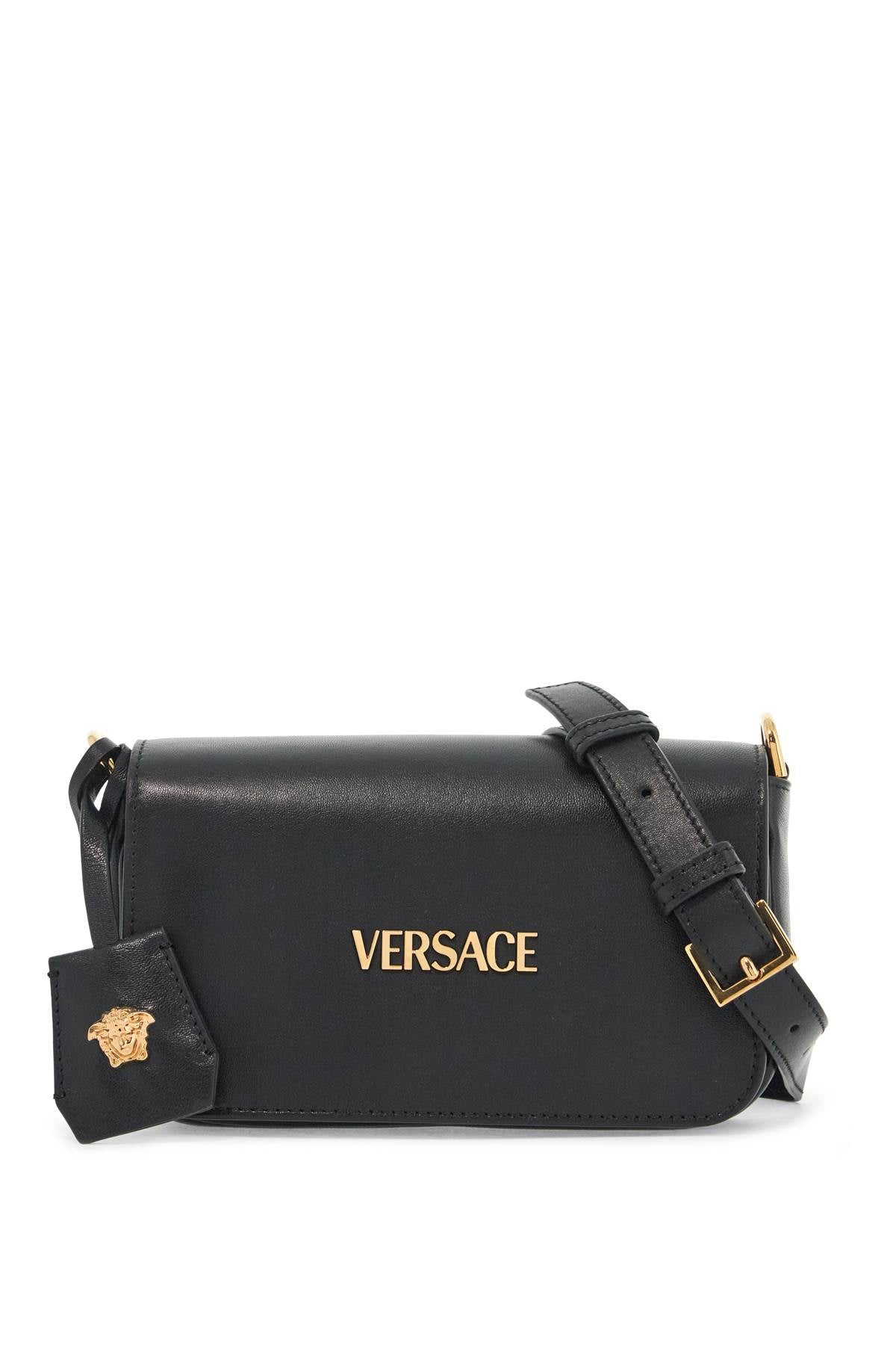 Mini Versace Nappa Leather Handbag with Medusa Keychain image 0