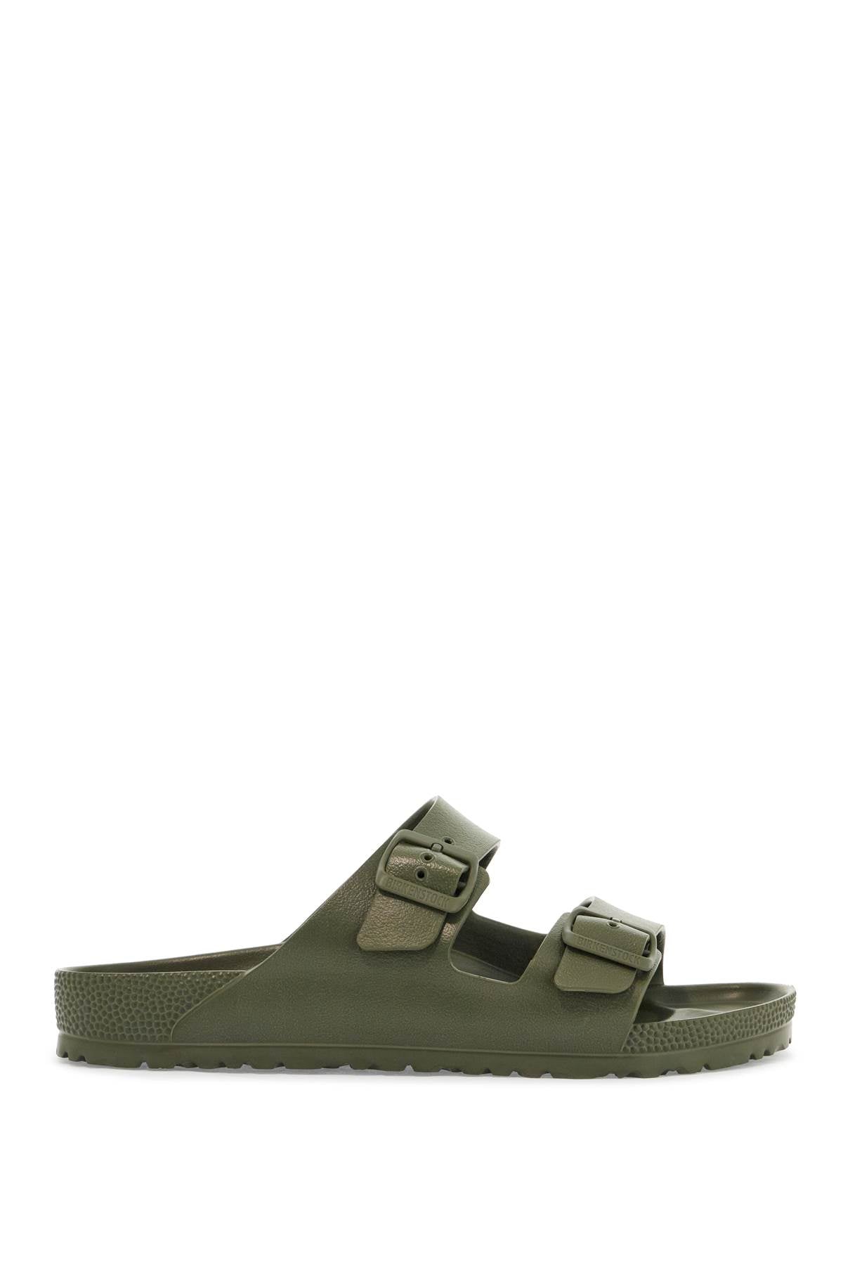 Birkenstock khaki synthetic arizona eva slippers with two straps image 0