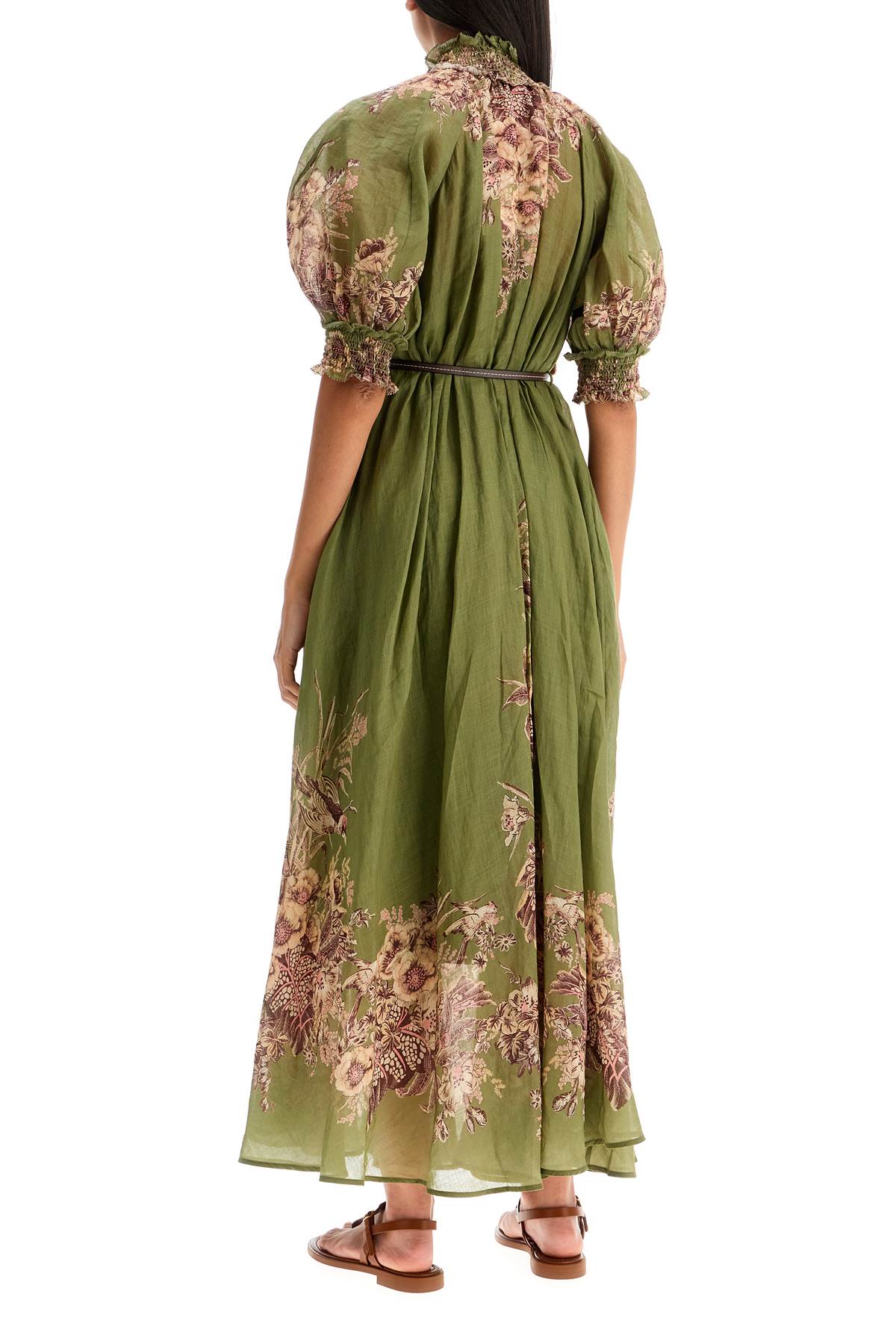 Zimmermann             long ramie dress in ottie image 2