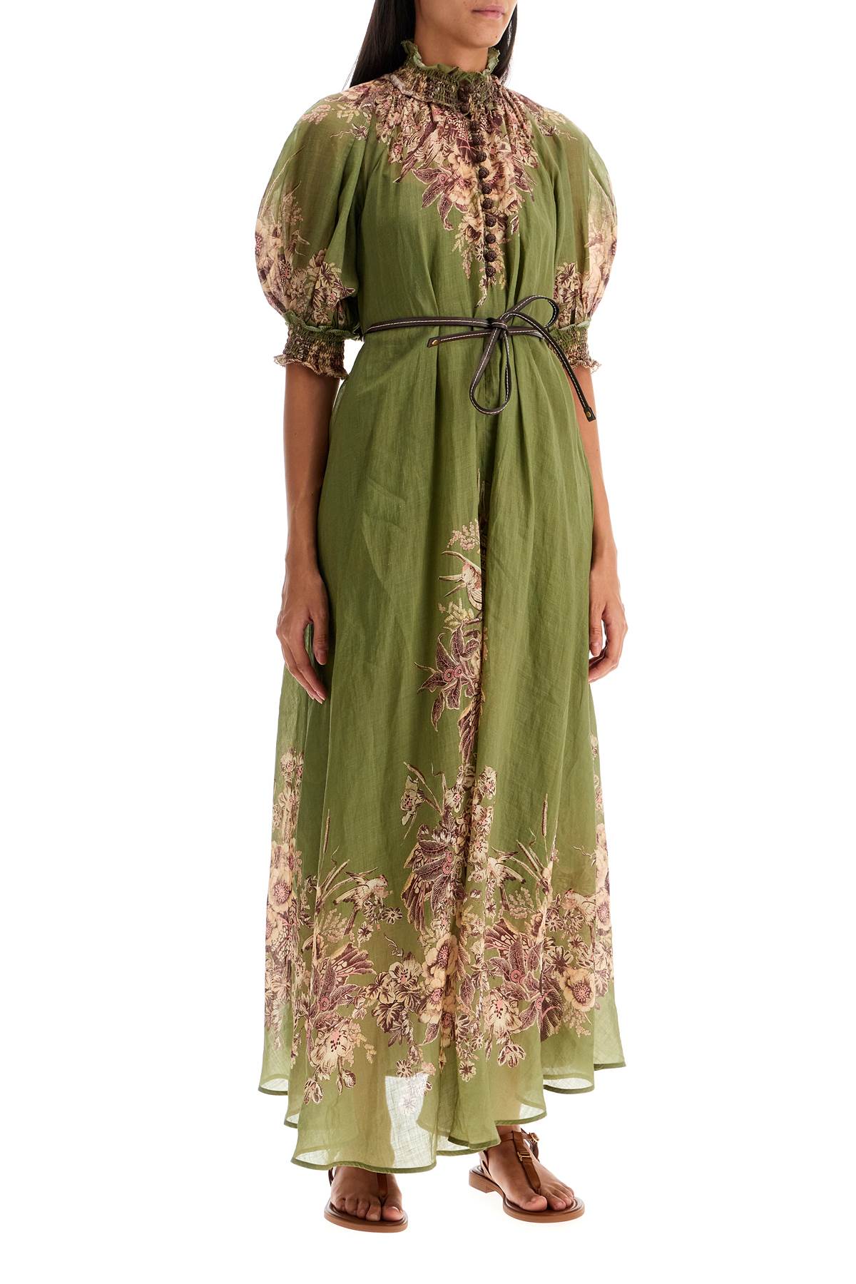 Zimmermann             long ramie dress in ottie image 1