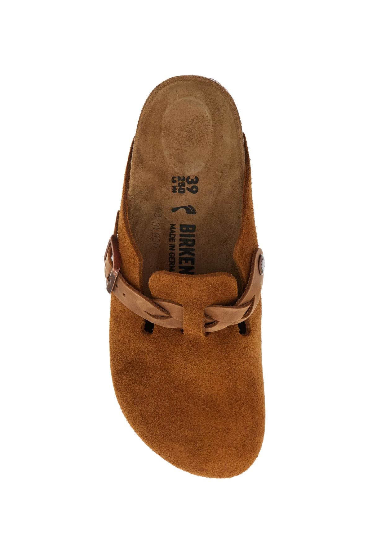 Birkenstock Boston Braided Suede Leather Clog image 1