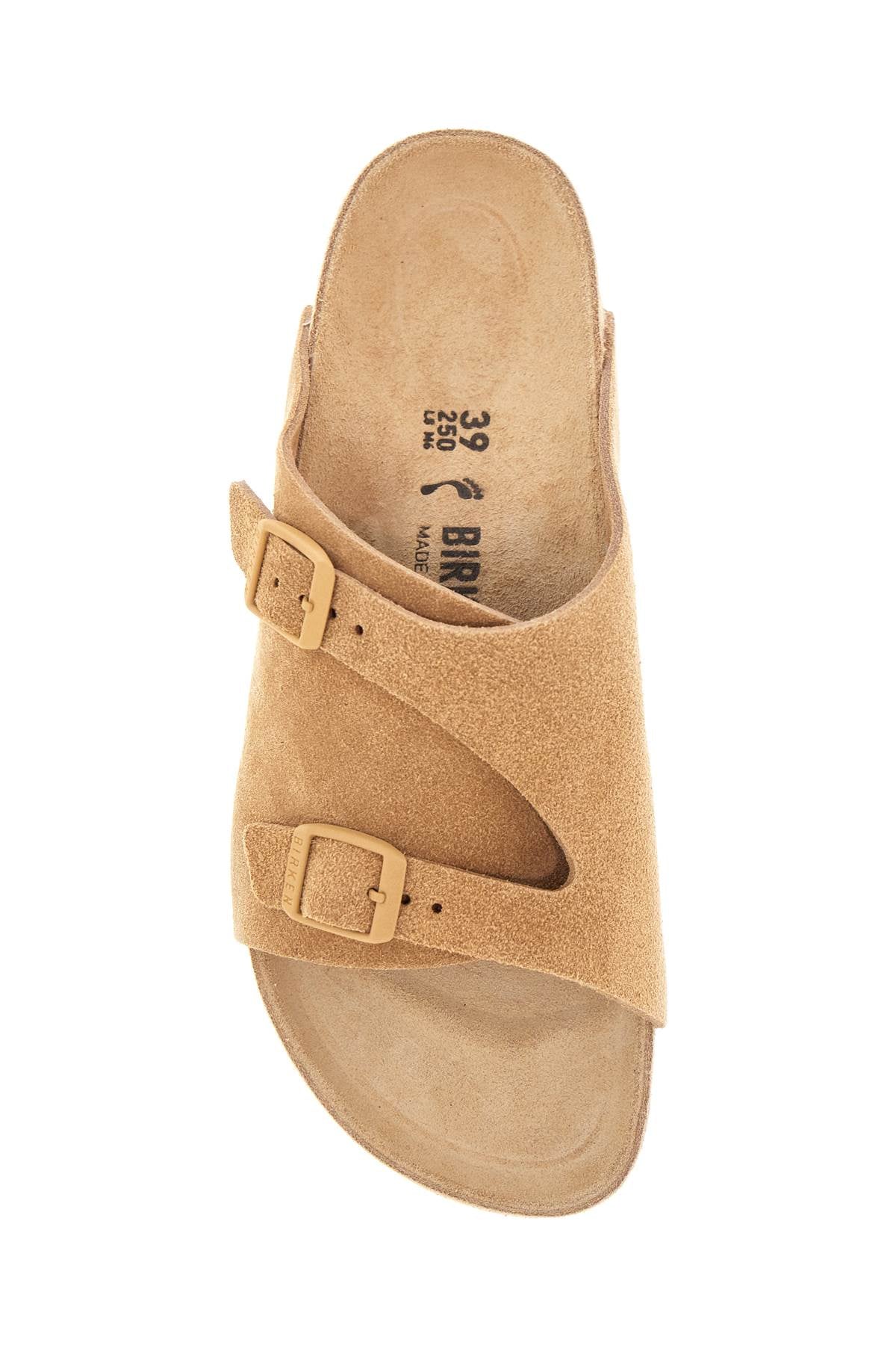 Birkenstock beige suede zurich sandals with adjustable buckles image 1