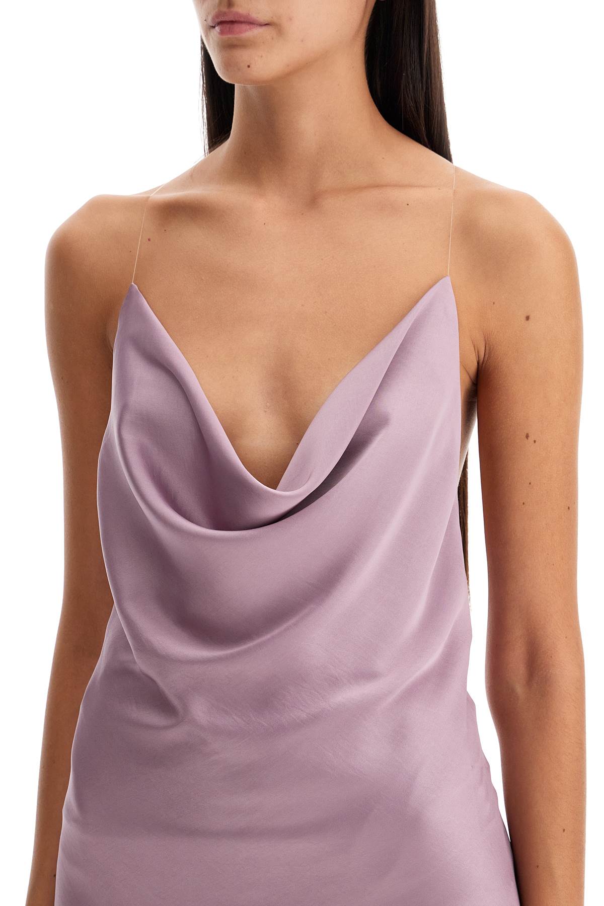 Y Project mini satin slip dress with spaghetti straps image 3