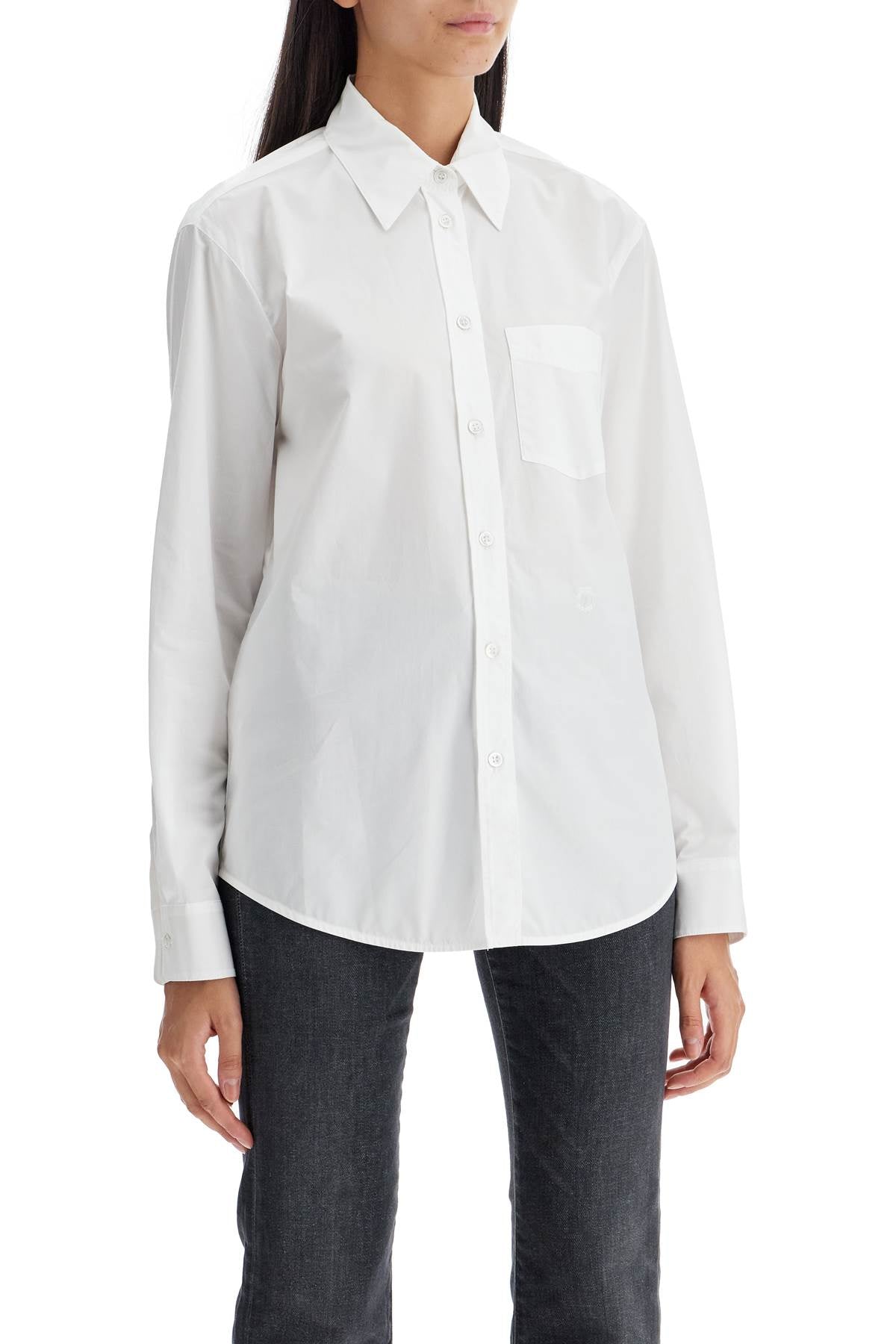 Pinko classic poplin shirt for men image 1