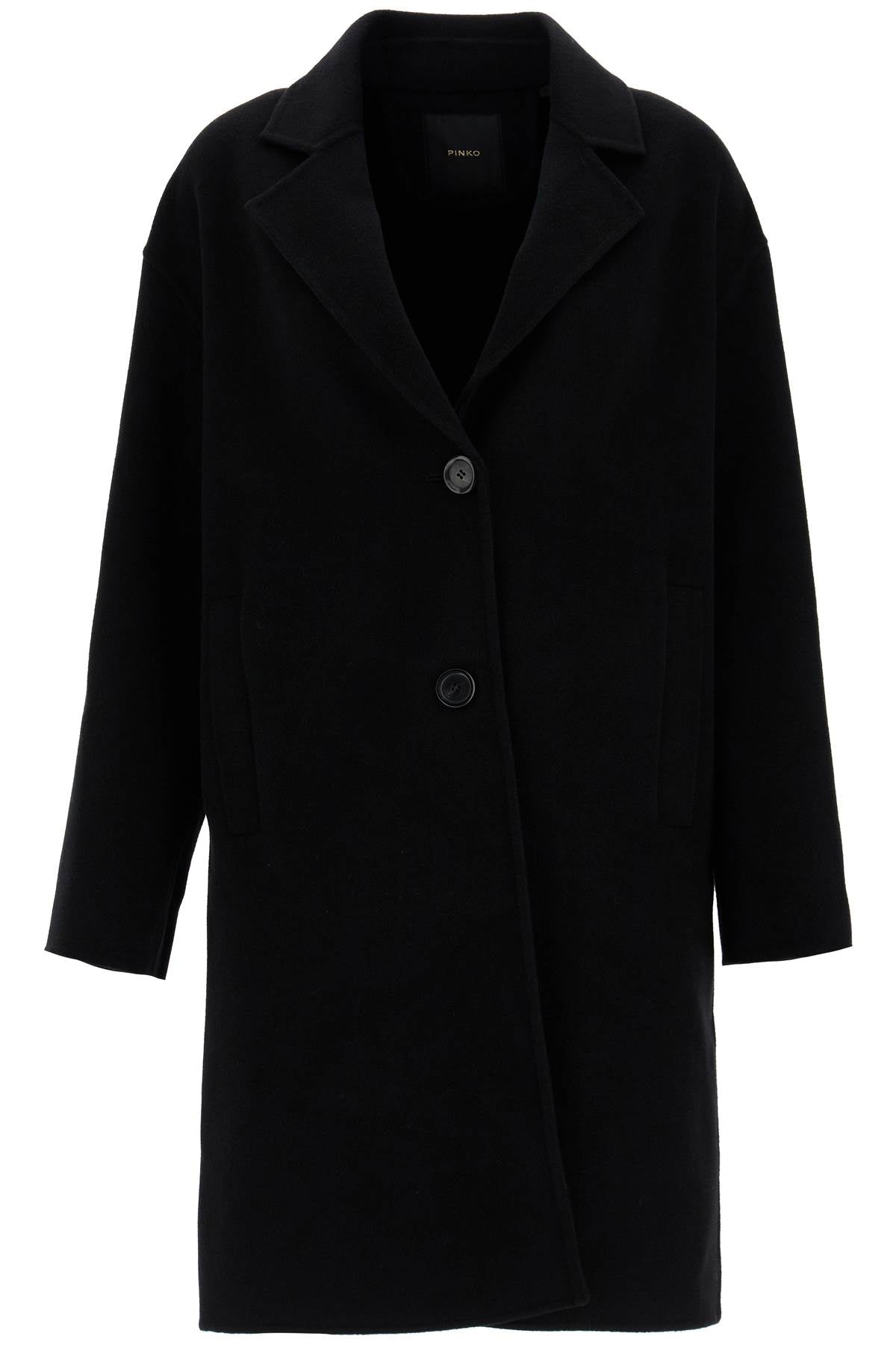 Pinko double wool coat with screwdriver design image 0