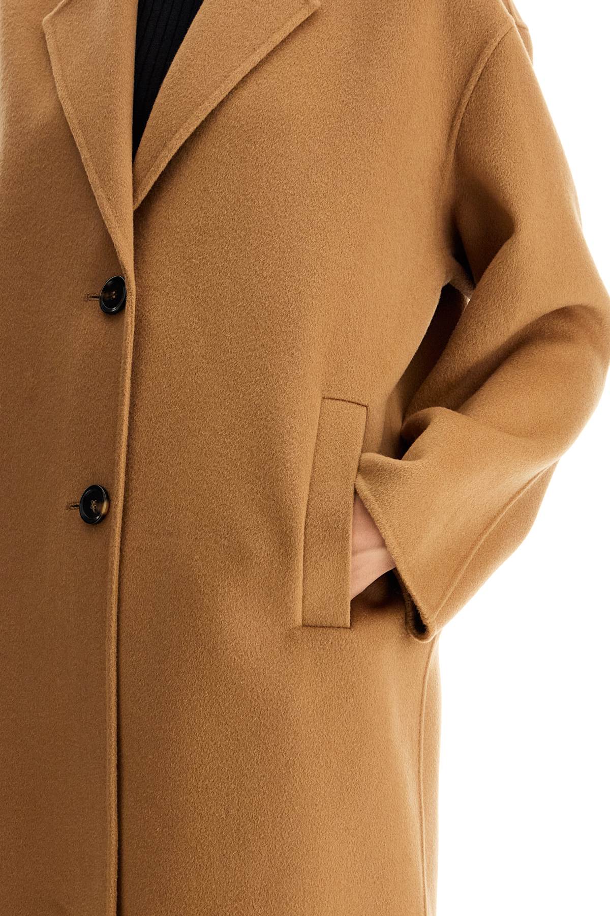 Pinko double wool coat with screwdriver design image 3