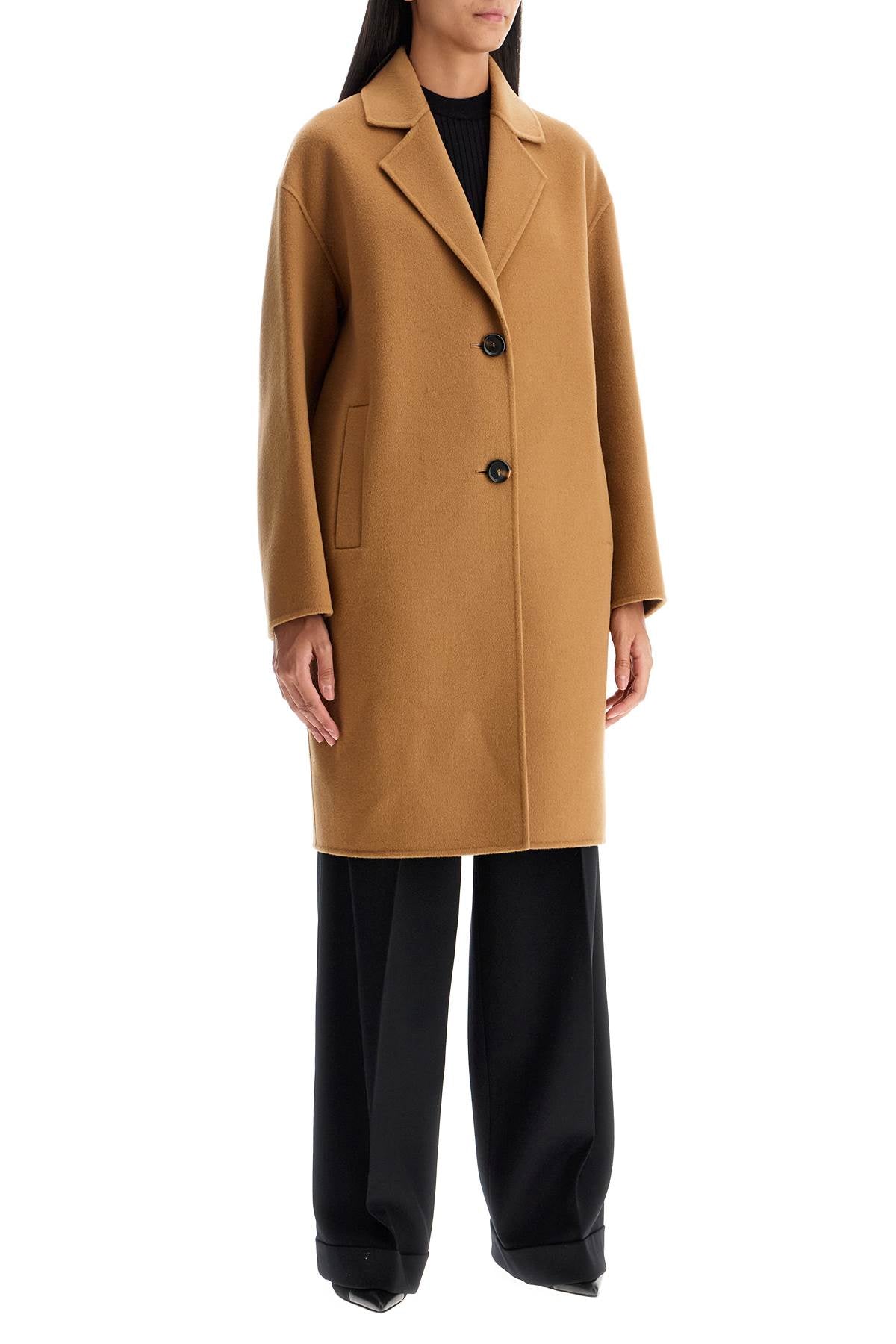 Pinko double wool coat with screwdriver design image 1