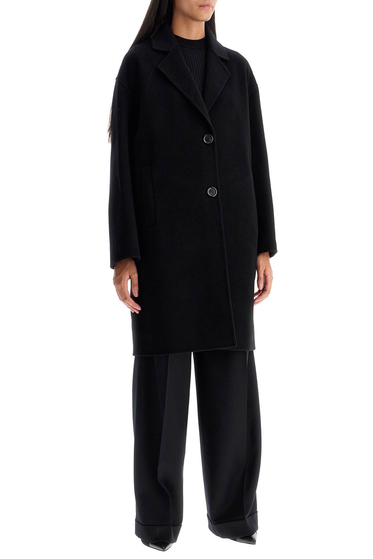 Pinko double wool coat with screwdriver design image 1