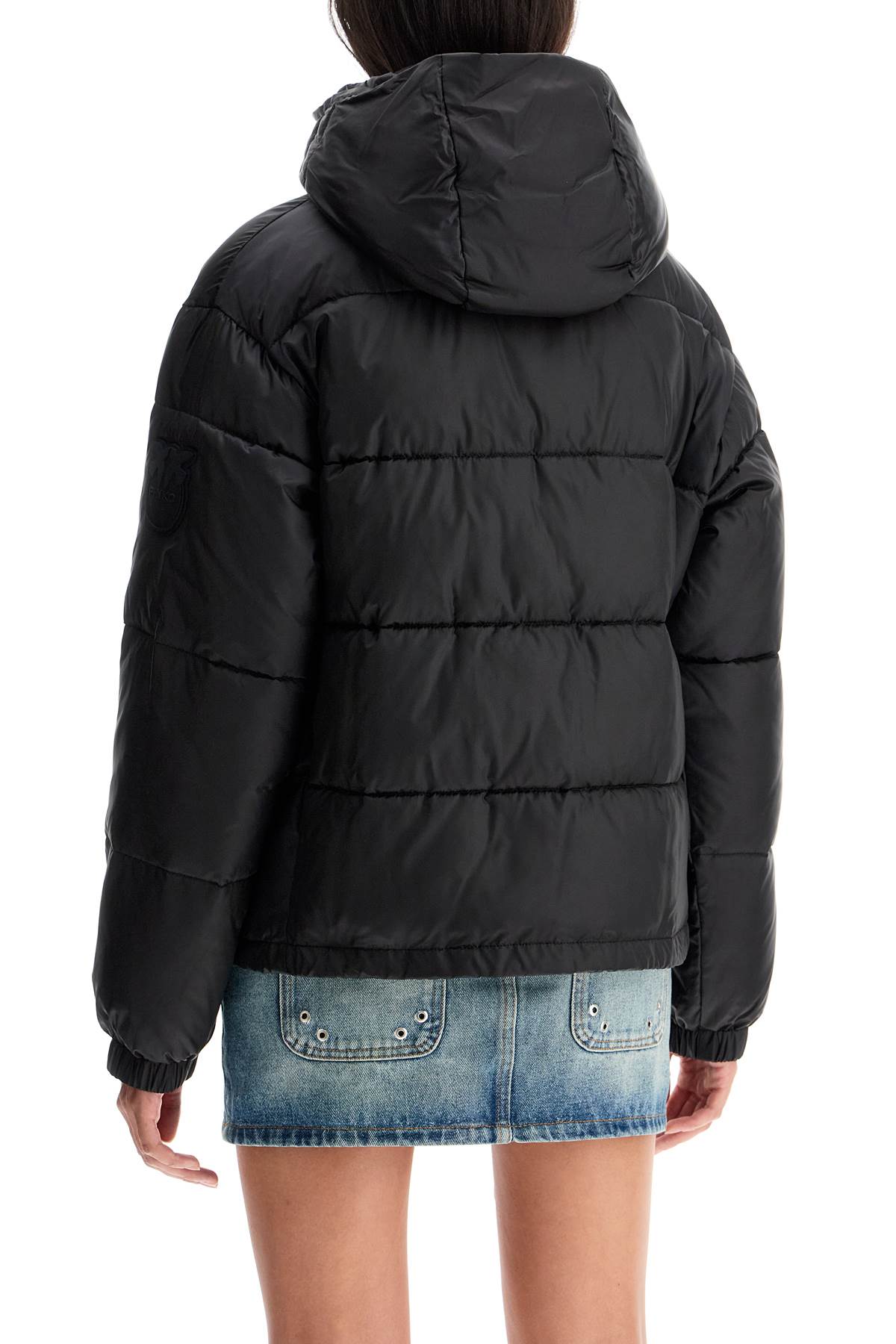 Pinko "down jacket with logo patch image 2