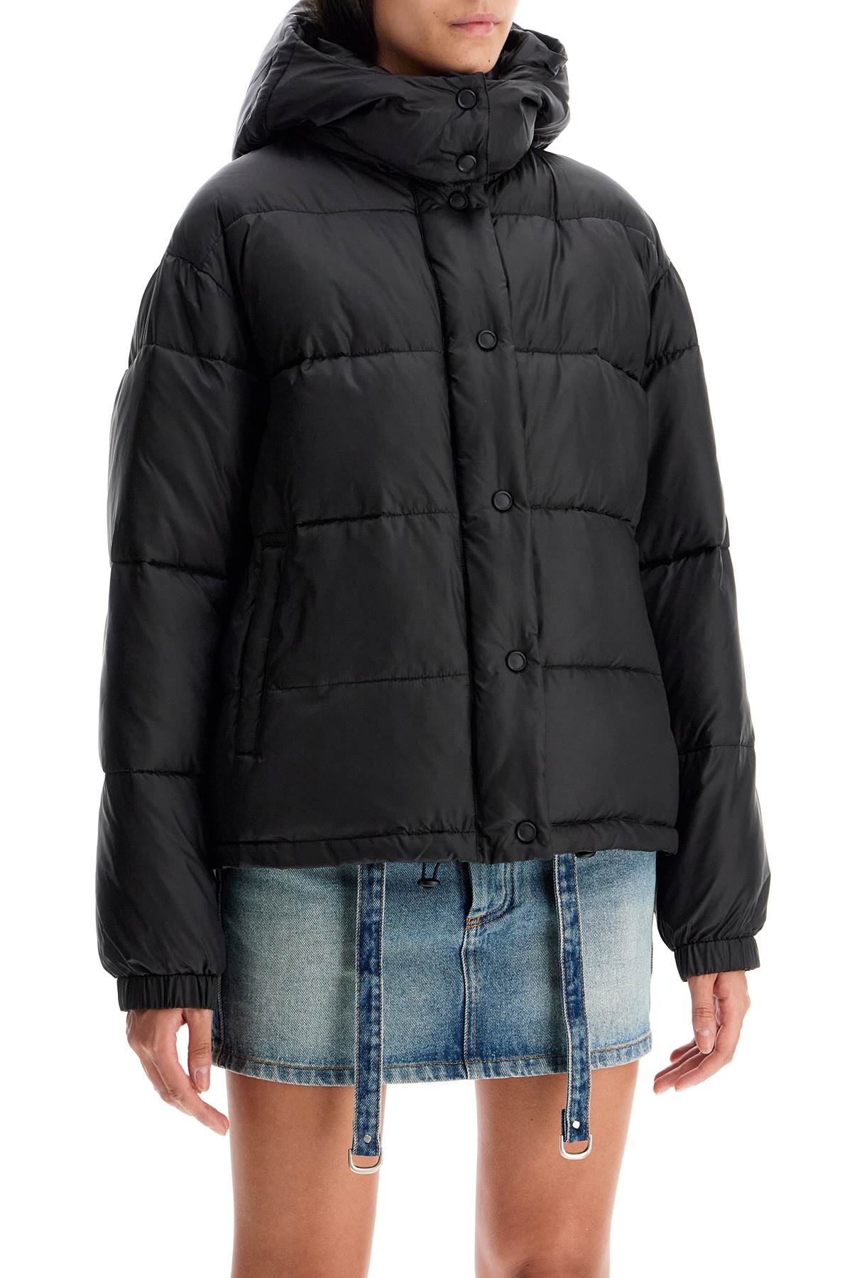 Pinko "down jacket with logo patch image 1