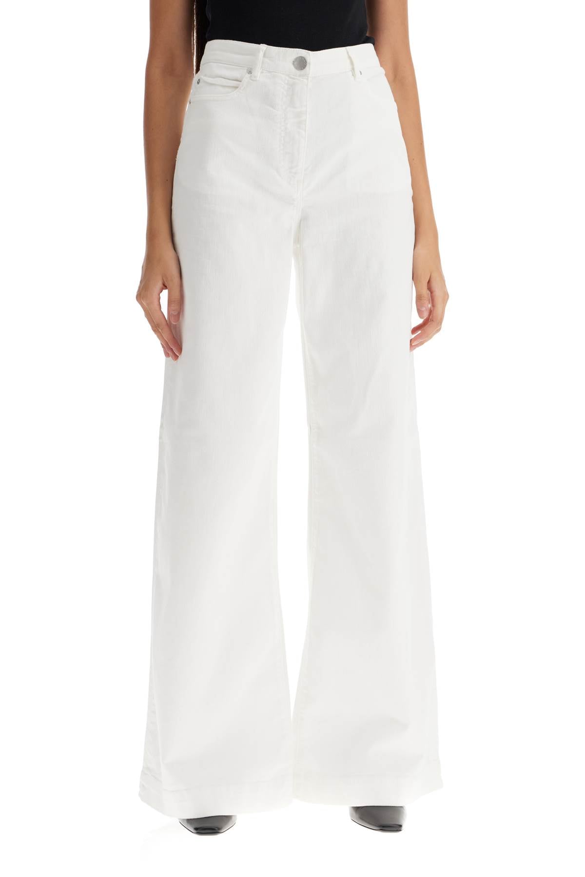 Pinko Wide Leg Twill Trousers image 1