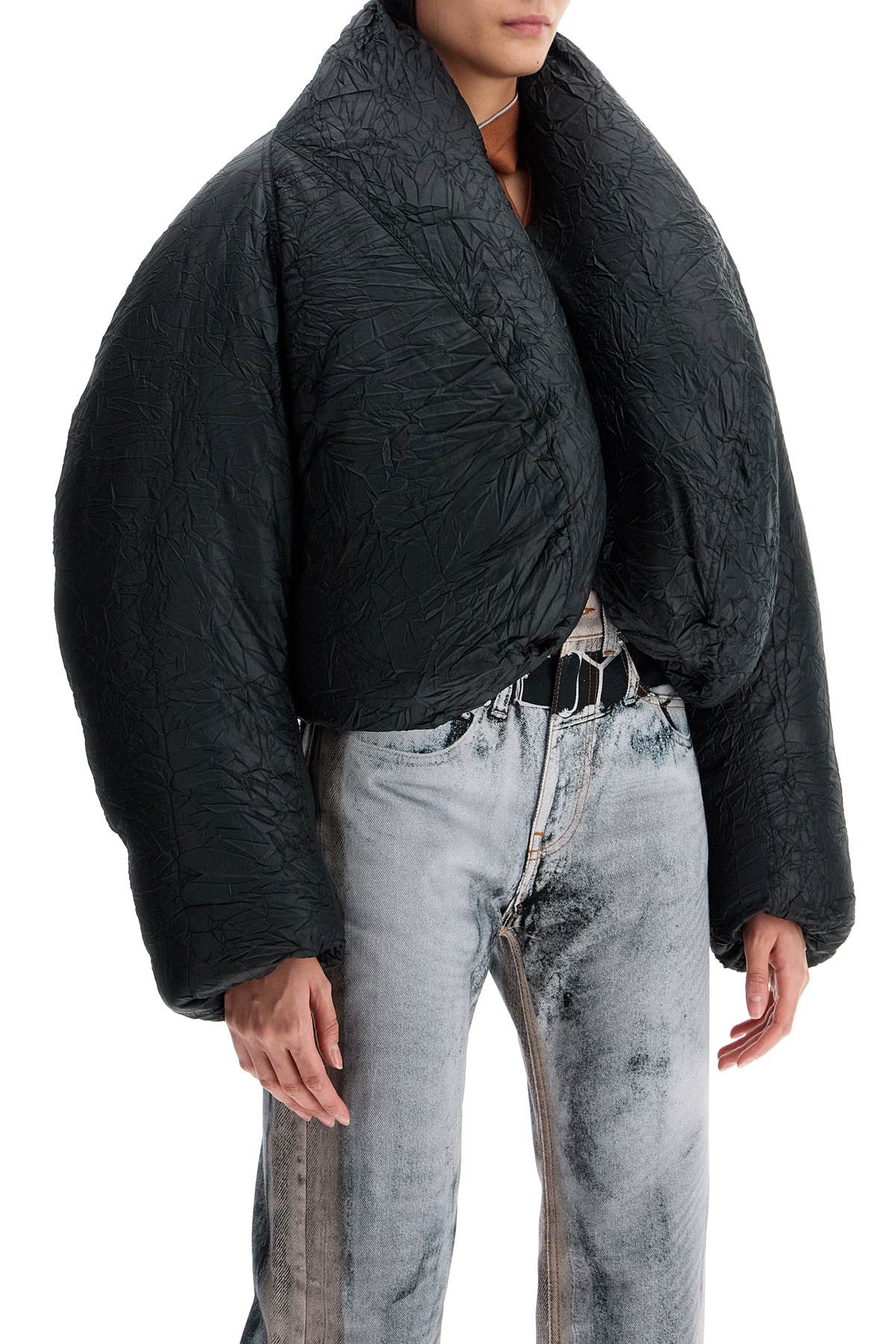 Y/Project Cropped Down Feather Puffer Jacket image 1