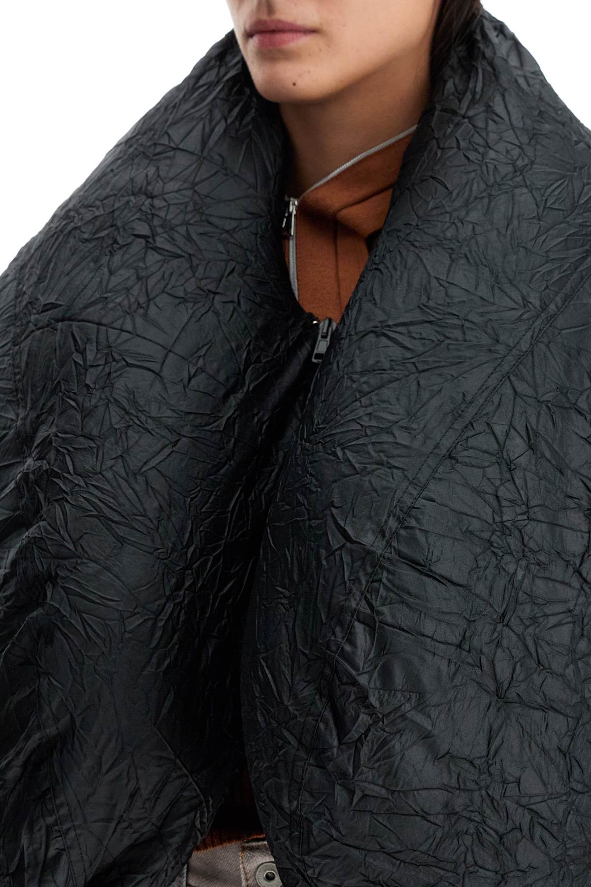 Y/Project Cropped Down Feather Puffer Jacket image 3