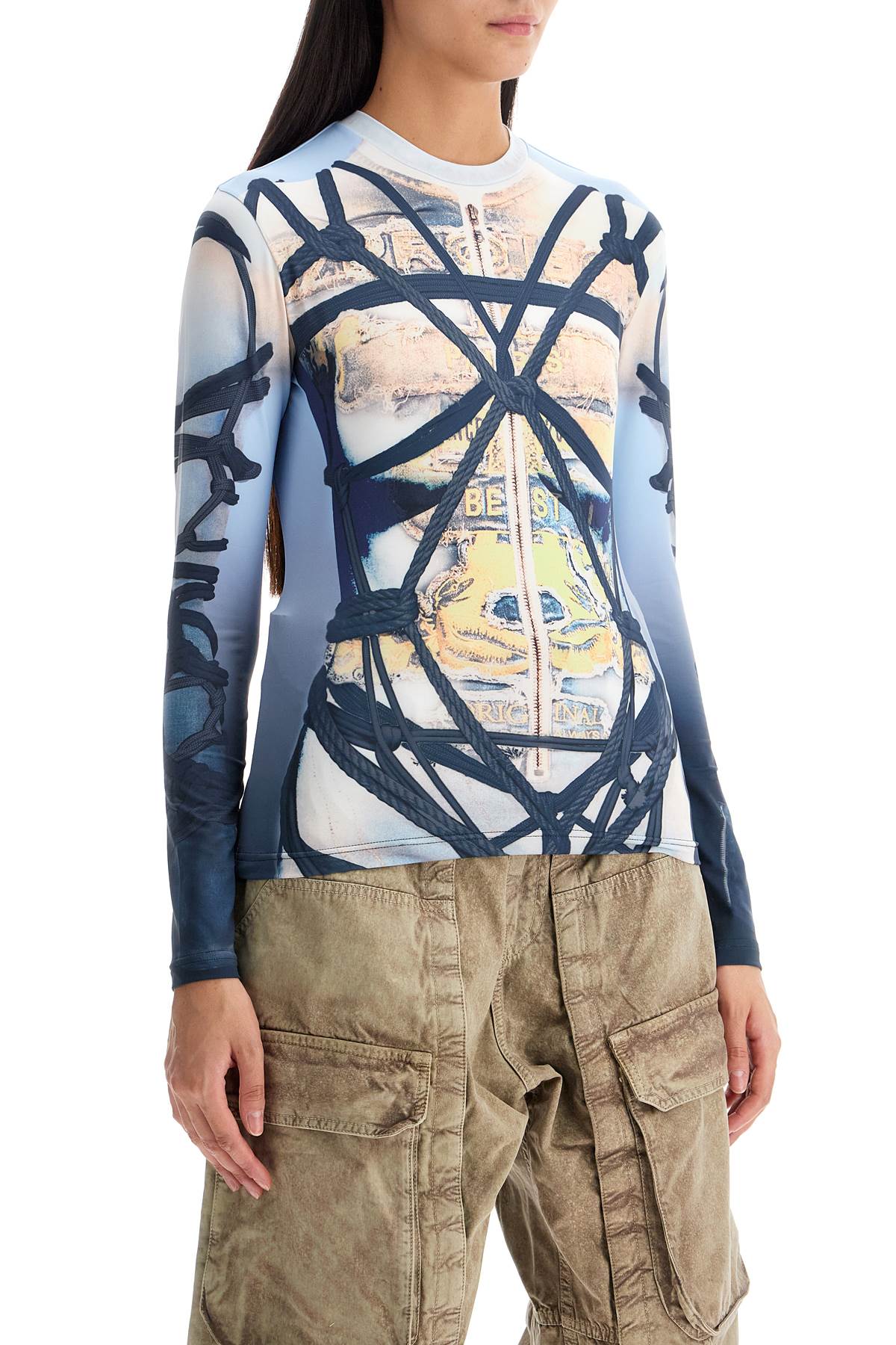 Y/Project 'Bondage' Print Long-Sleeve Top image 1