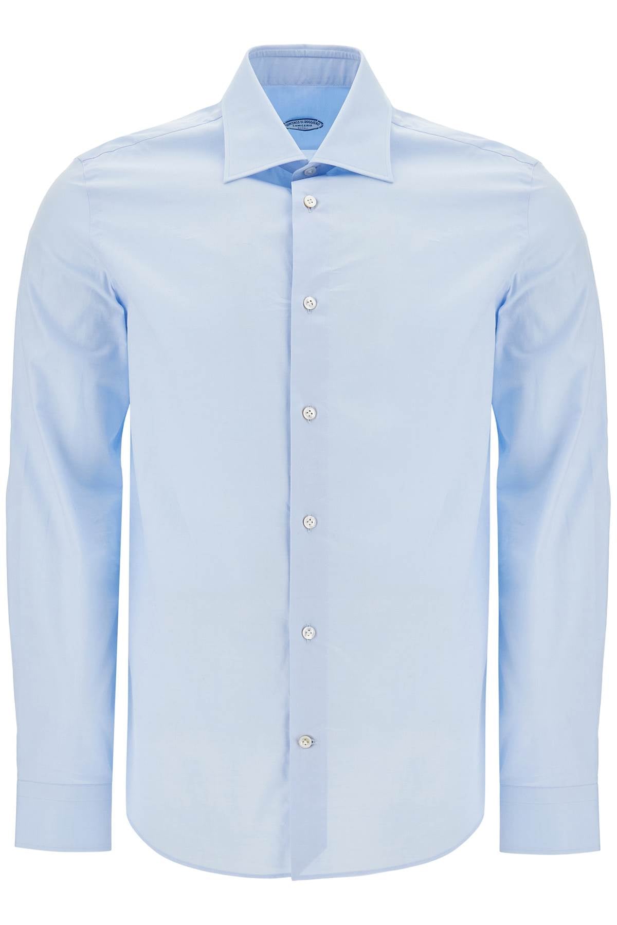 VINCENZO DI RUggIERO slim fit twill shirt for men image 0