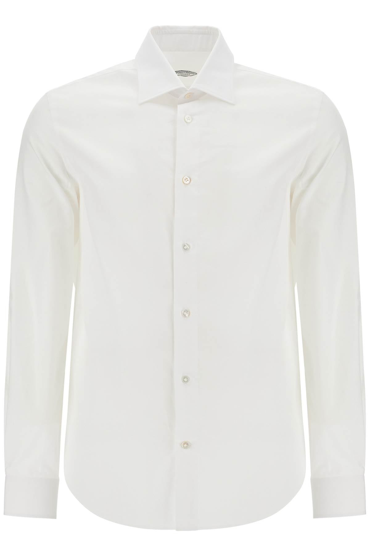 VINCENZO DI RUggIERO slim fit twill shirt for men image 0