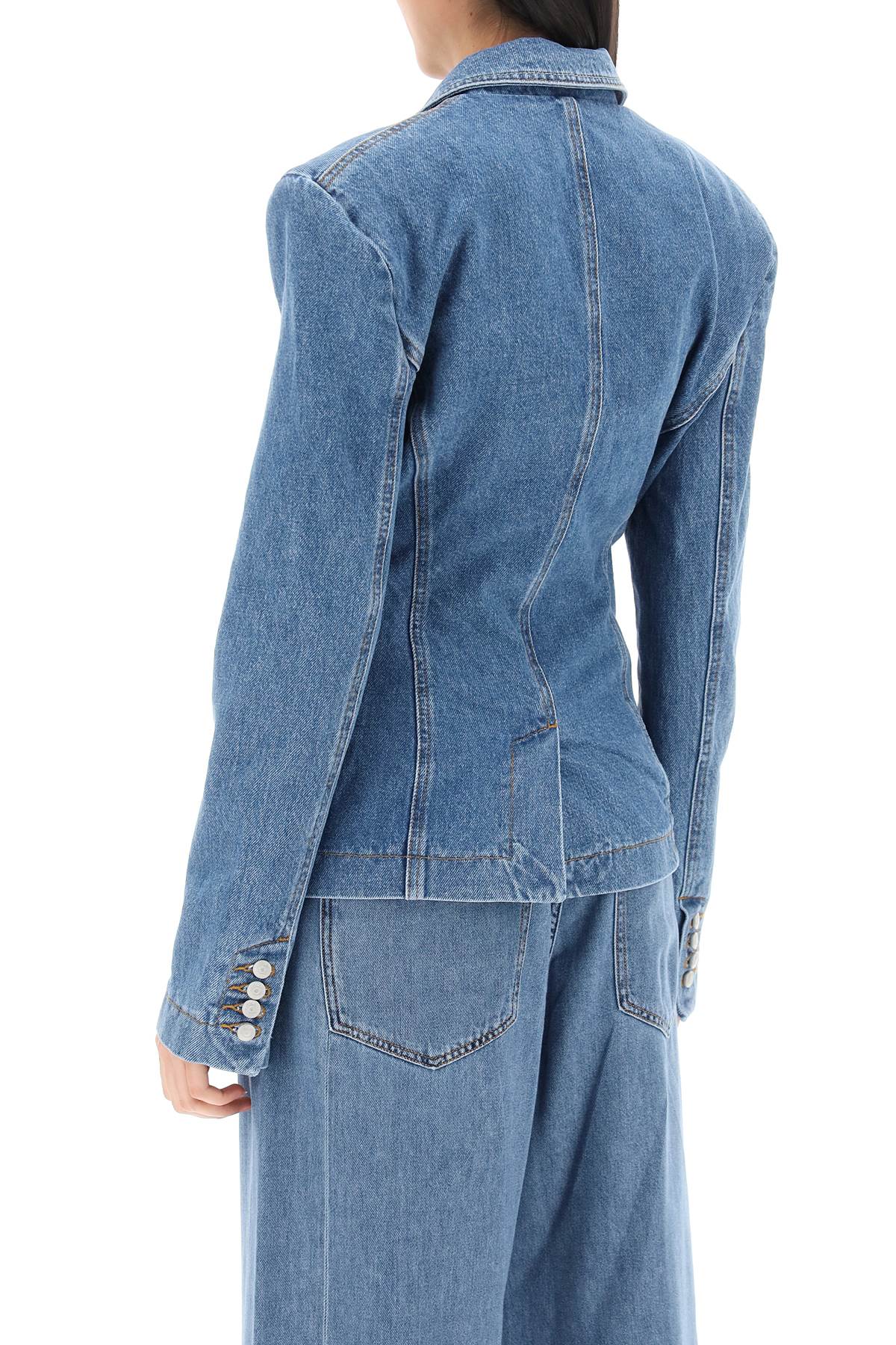 Magda Butrym Denim Single-Breasted Jacket image 2