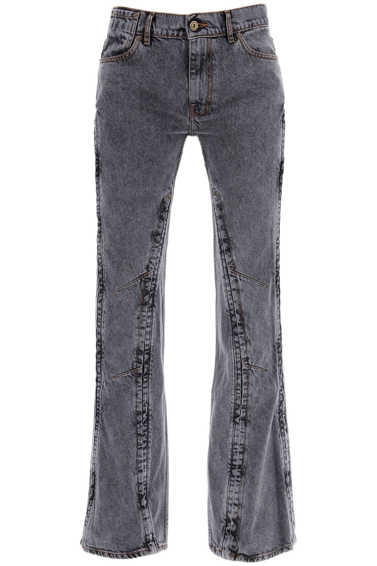 Y/Project Flared Hook-and-Eye Denim Jeans image 0