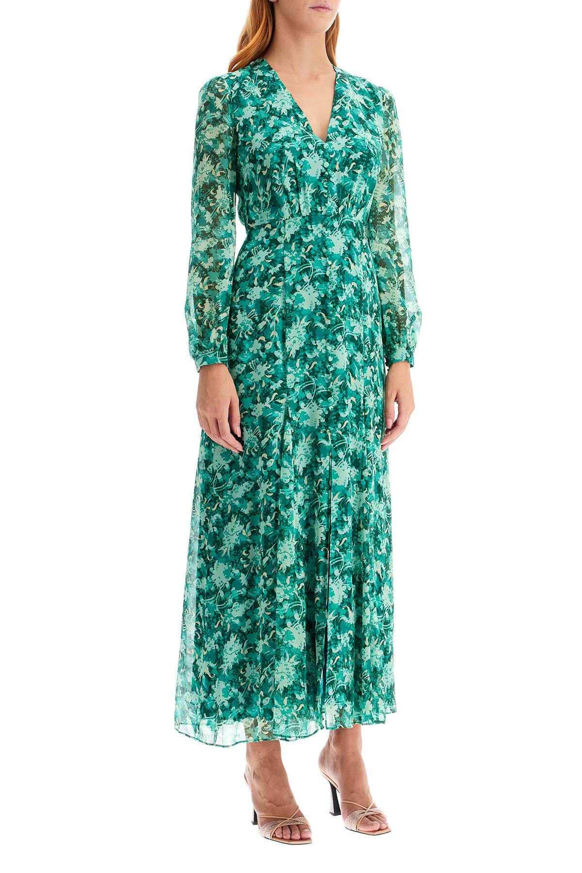 Saloni Annabel Floral Print Maxi Dress image 1