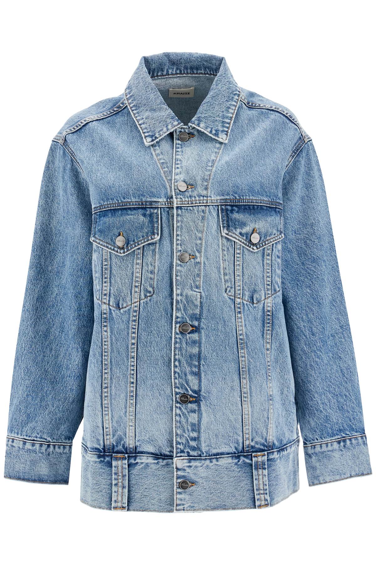 Khaite denim grizzo jacket in image 0