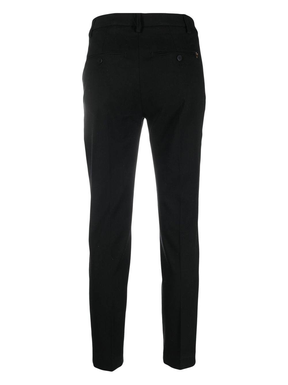 Dondup Slim-Fit Lyocell Blend Trousers - Black image 1