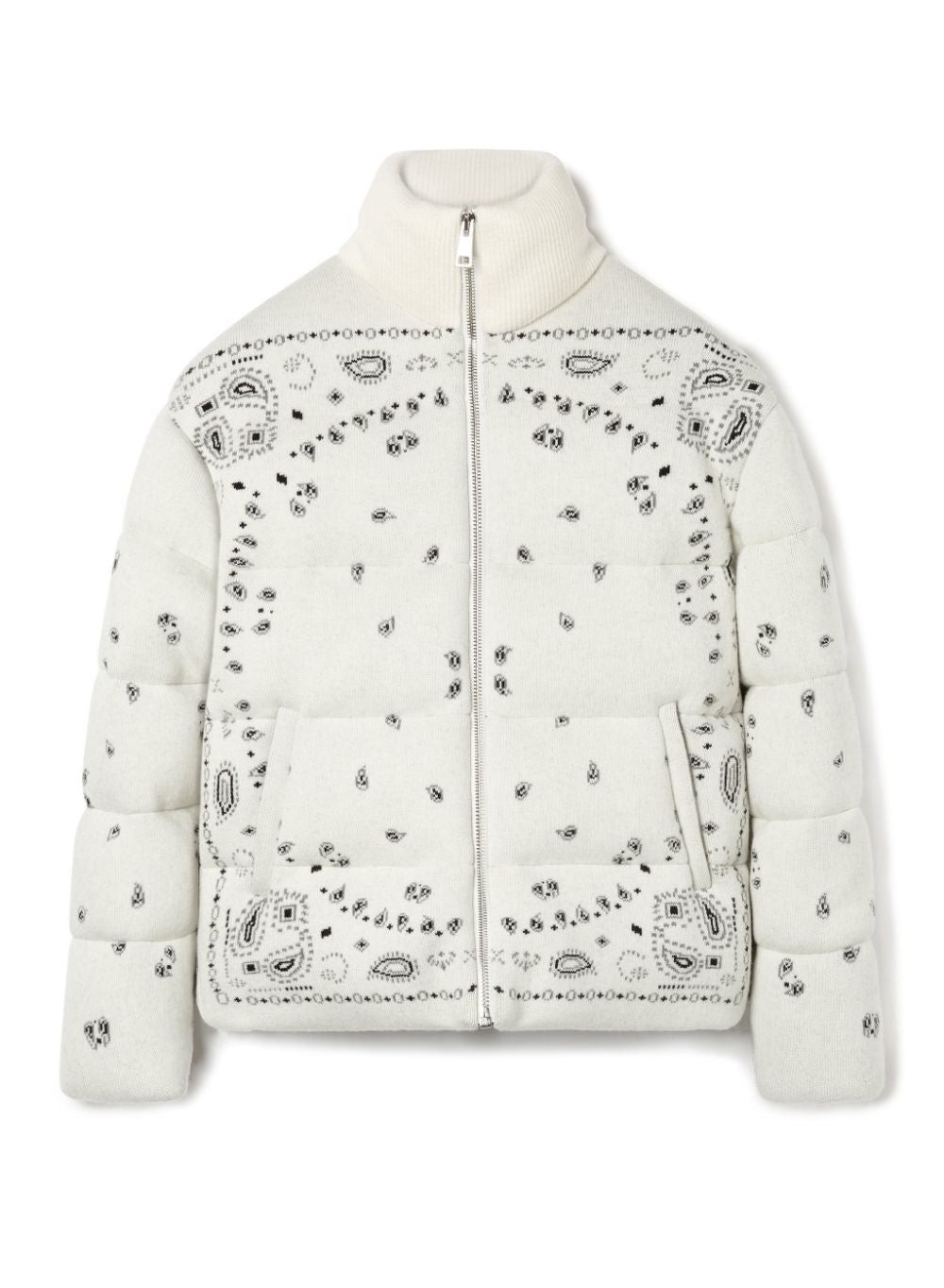 Alanui Bandana Print Padded Jacket - White image 12