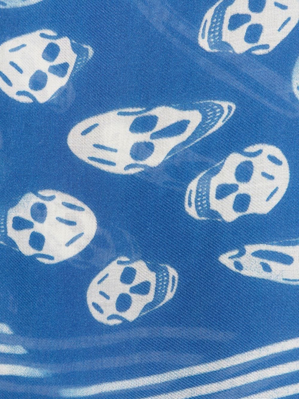 Alexander McQueen Scarfs Blue image 2