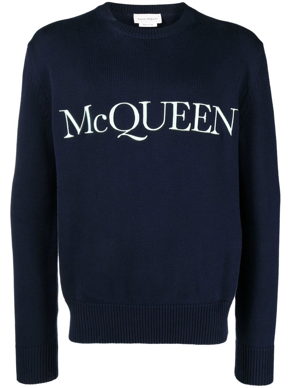 Alexander McQueen Sweaters Blue image 0