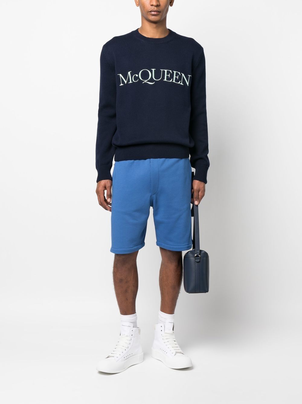 Alexander McQueen Sweaters Blue image 1