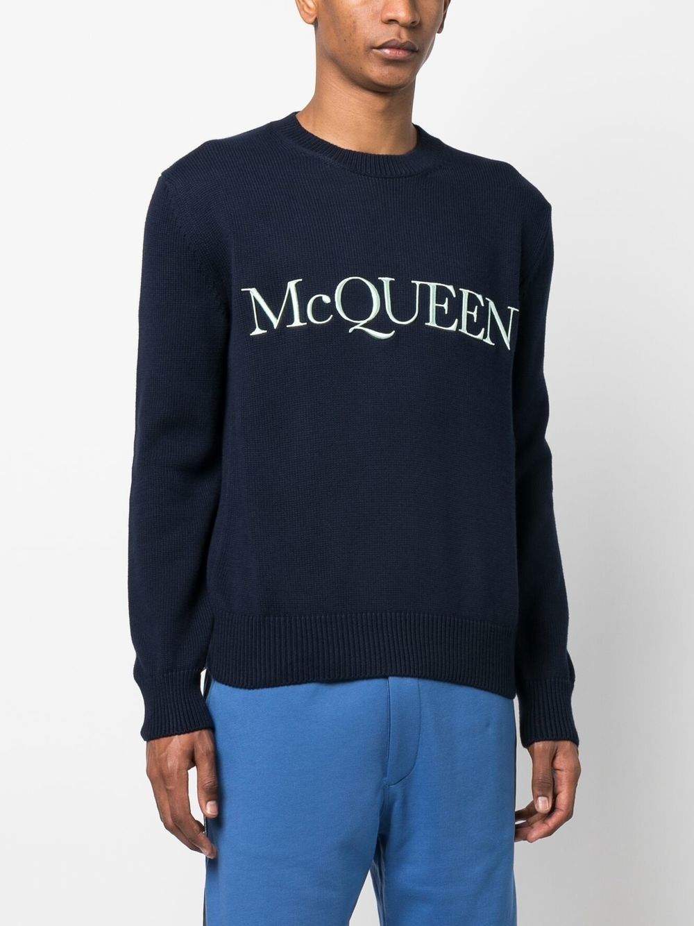 Alexander McQueen Sweaters Blue image 2