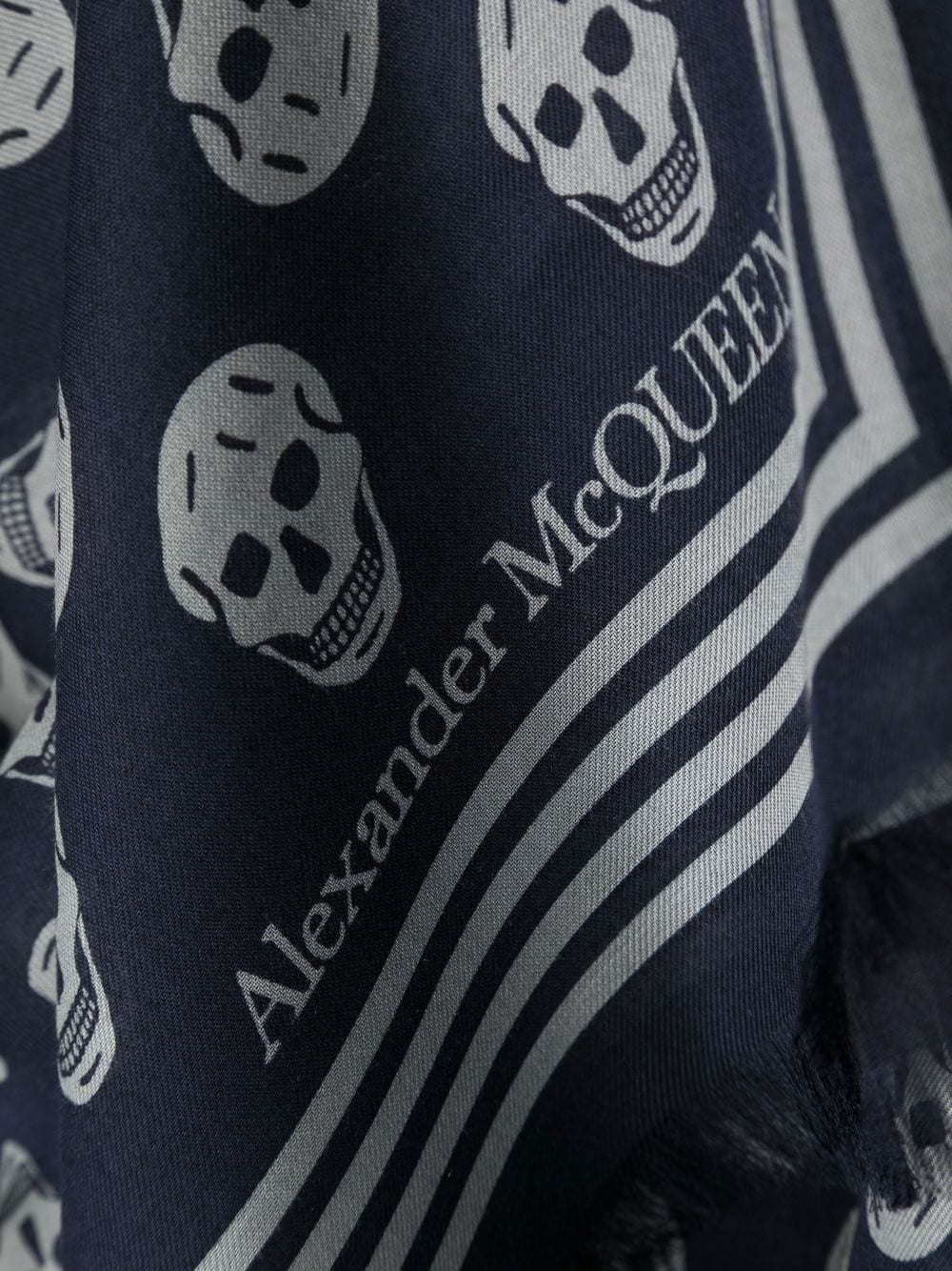 Alexander McQueen Scarfs Blue image 2