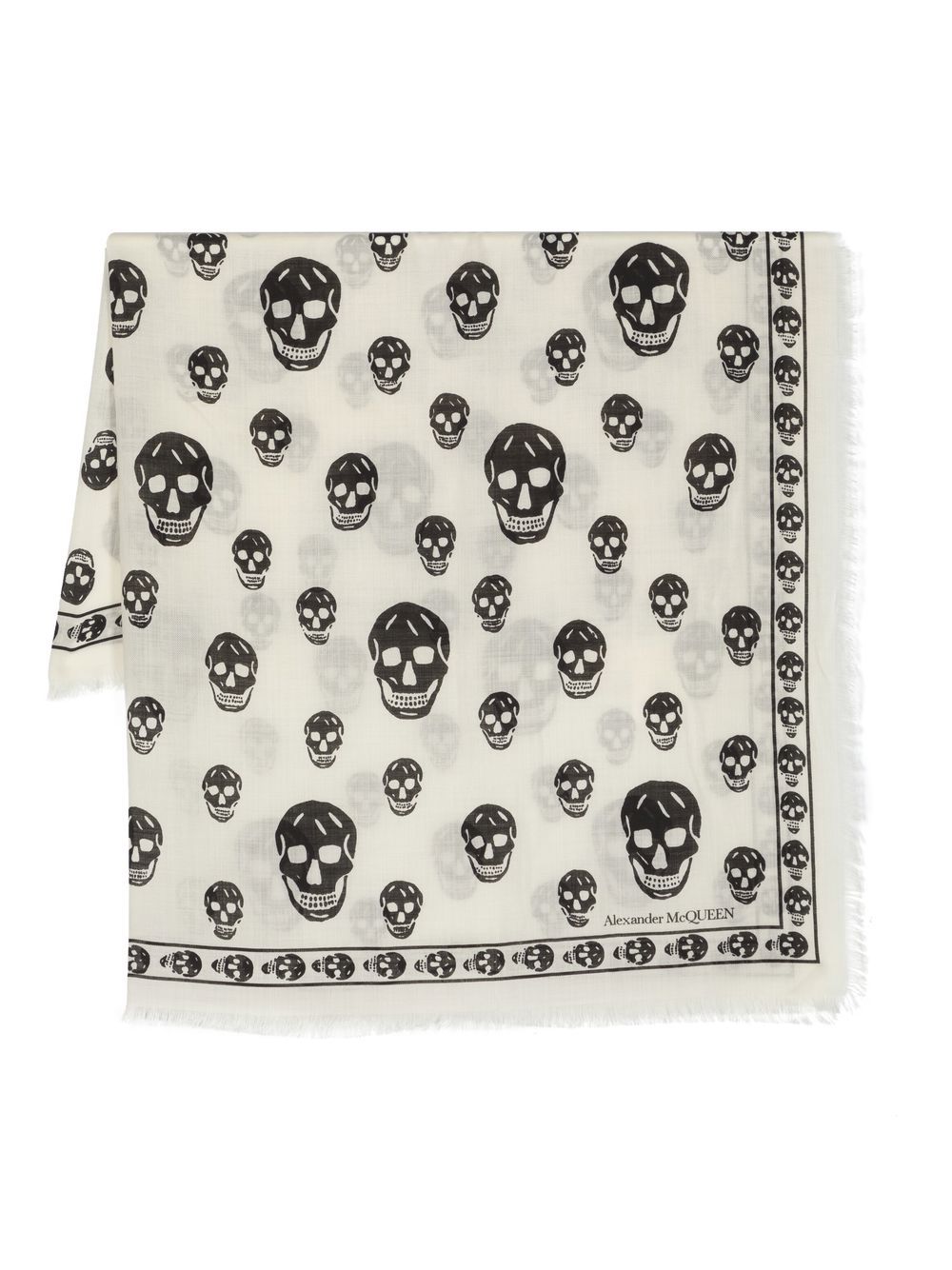 Alexander McQueen Scarfs White image 0