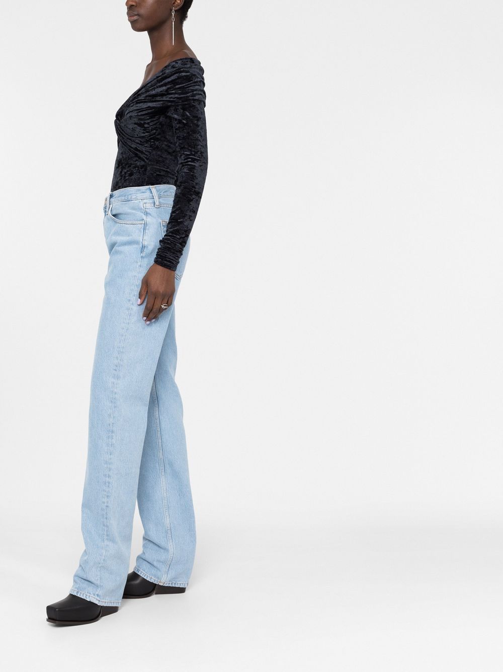 The Attico Jeans Blue image 5