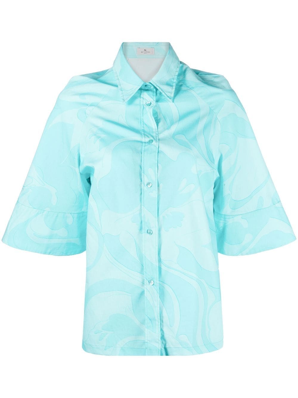 Etro Shirts Clear Blue image 0