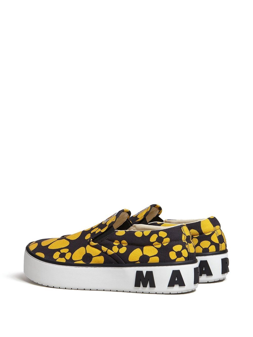 Carhartt WIP x Marni Floral Print Slip-On Sneakers - Yellow image 2