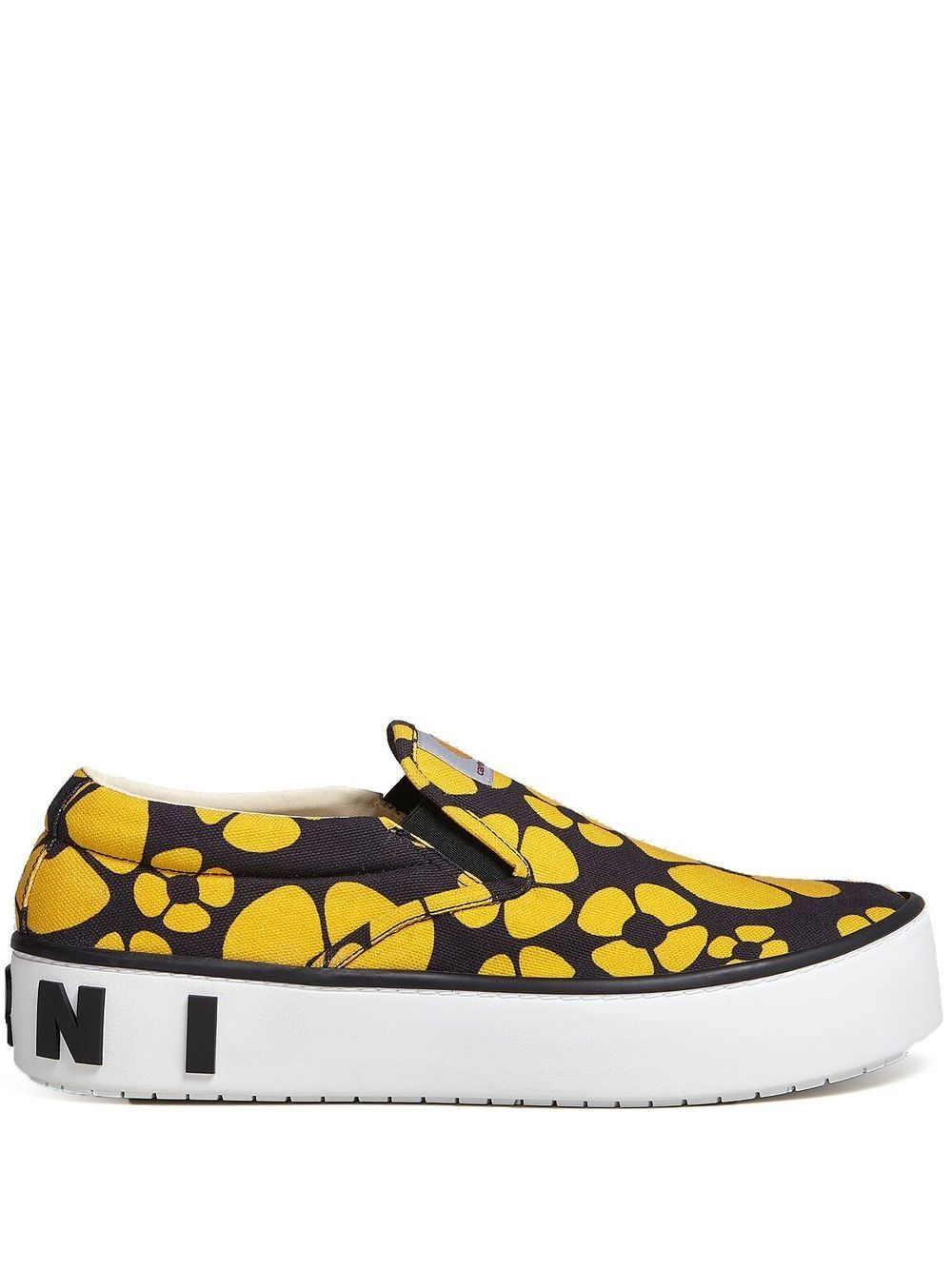 Carhartt WIP x Marni Floral Print Slip-On Sneakers - Yellow image 0