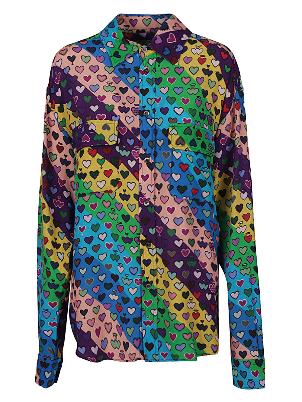 Alessandro Enriquez Multicolor Printed Viscose Shirt image 0