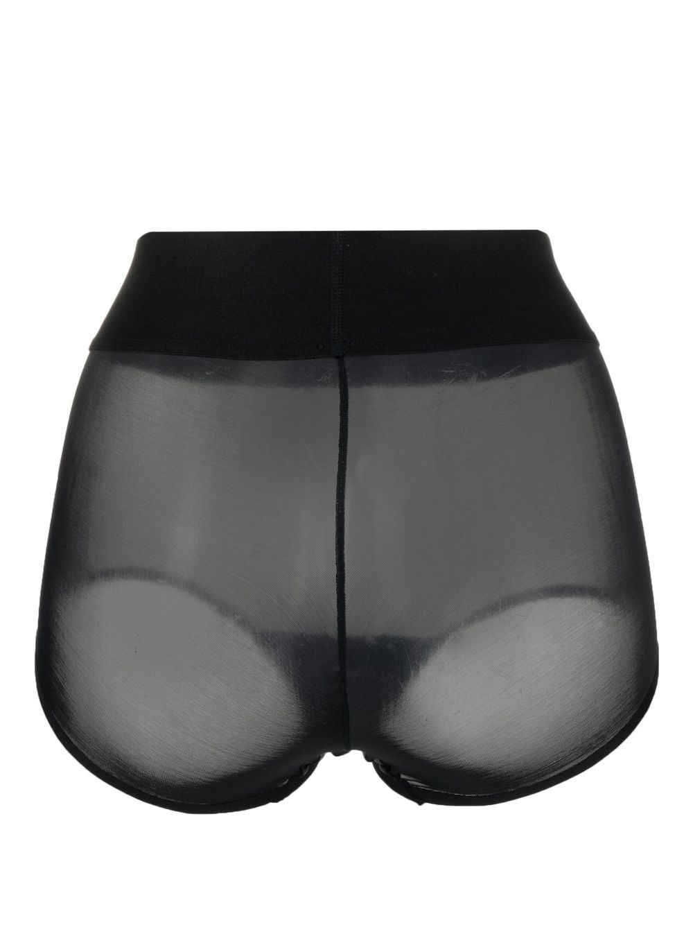 Wolford Black Semi-Sheer Elasticated Briefs image 2