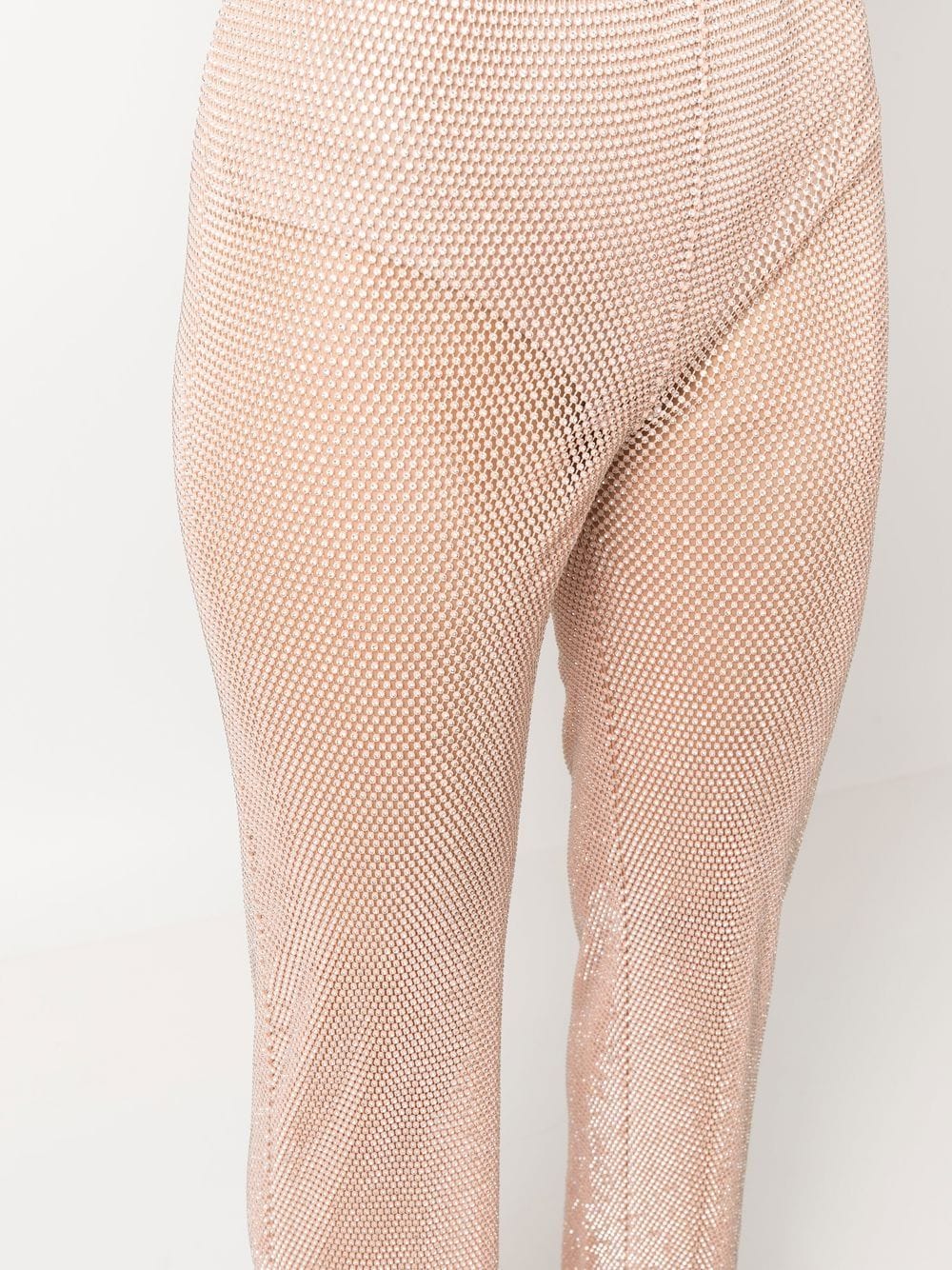 Powder Pink Rhinestone Straight Trousers image 4