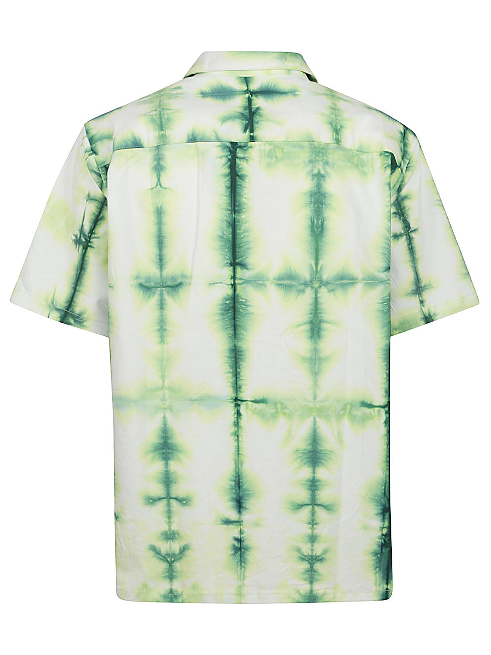 Nahmias Green Tie-Dye Short Sleeve Shirt image 1