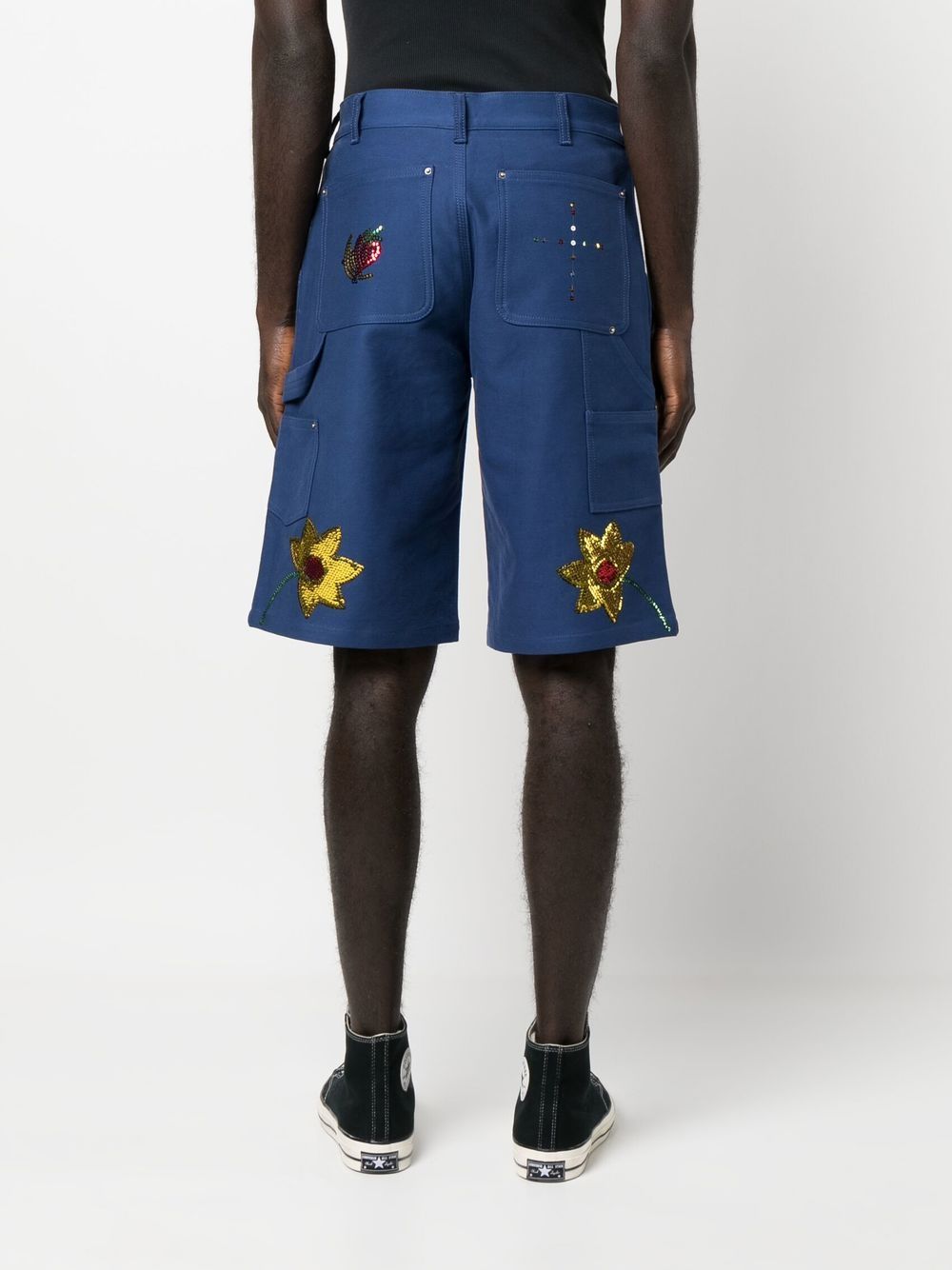 SKY HIGH FARM WORKWEAR Shorts Blue image 2