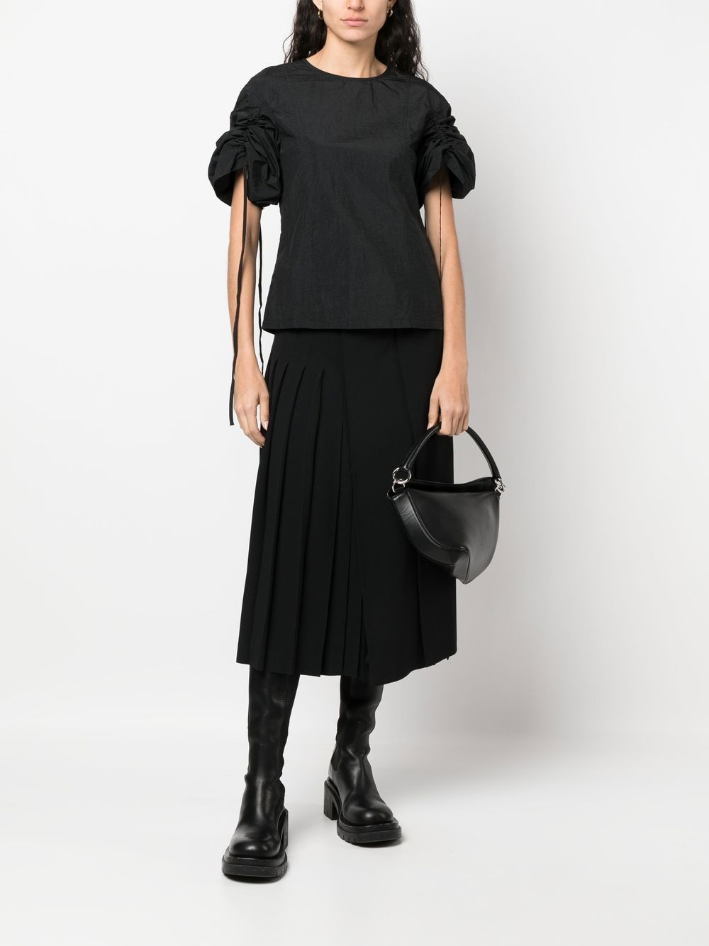 Erika Cavallini Semi-Couture Top Black image 3