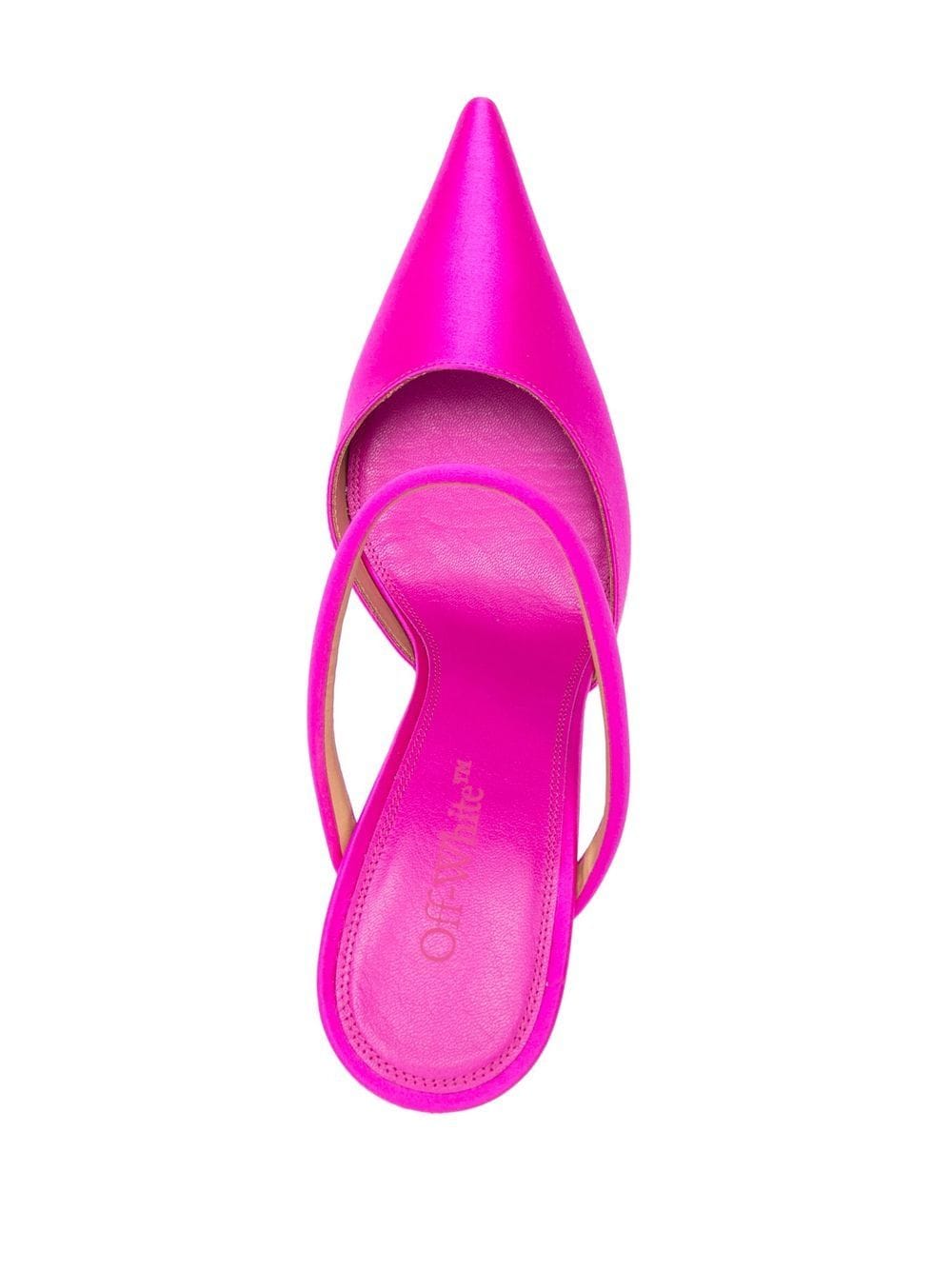 Off White Sandals Fuchsia image 3