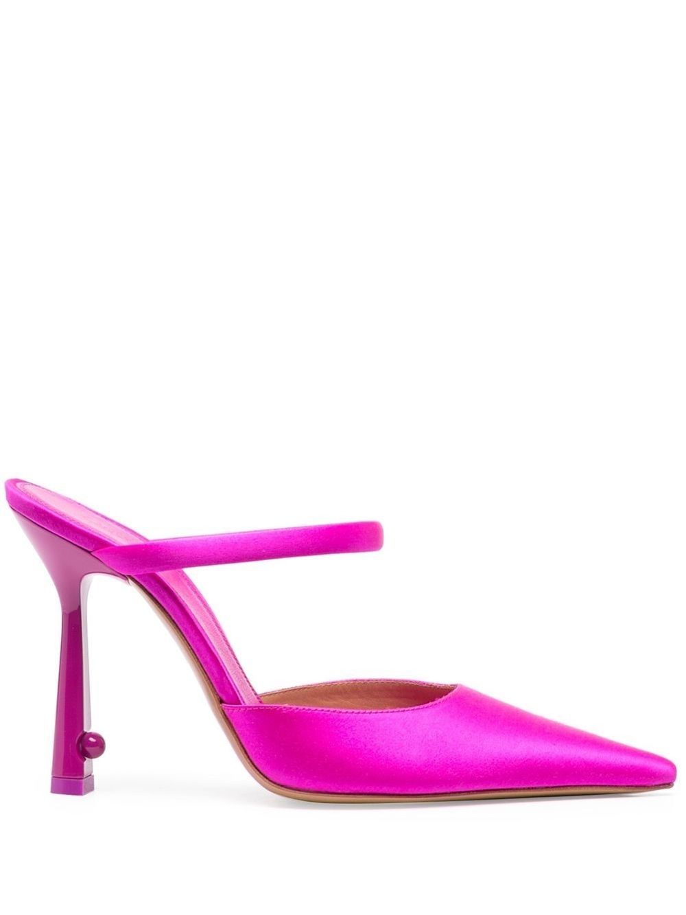 Off White Sandals Fuchsia image 5