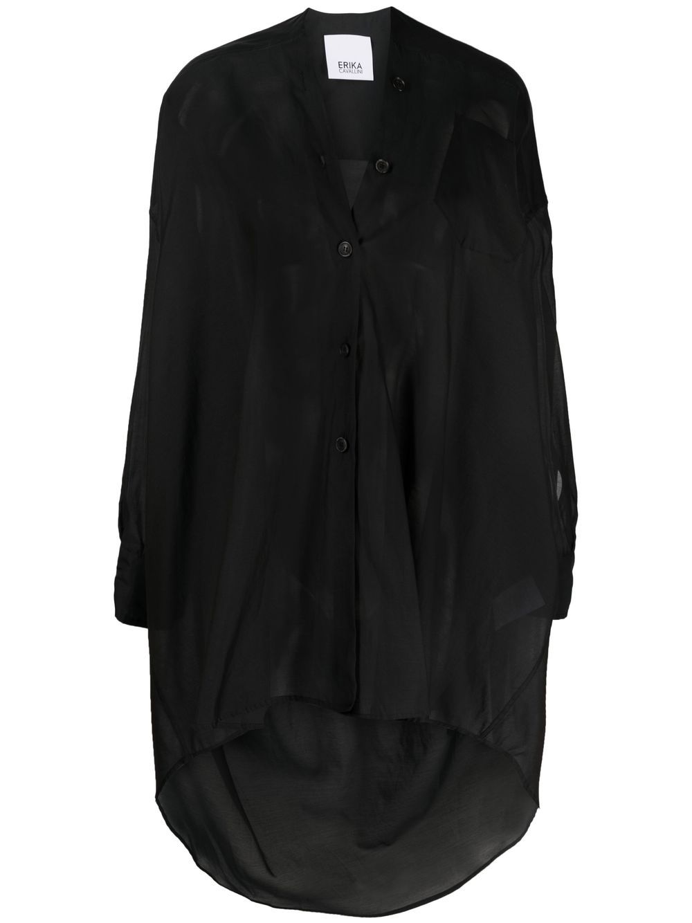 Erika Cavallini Semi-Couture Shirts Black image 0