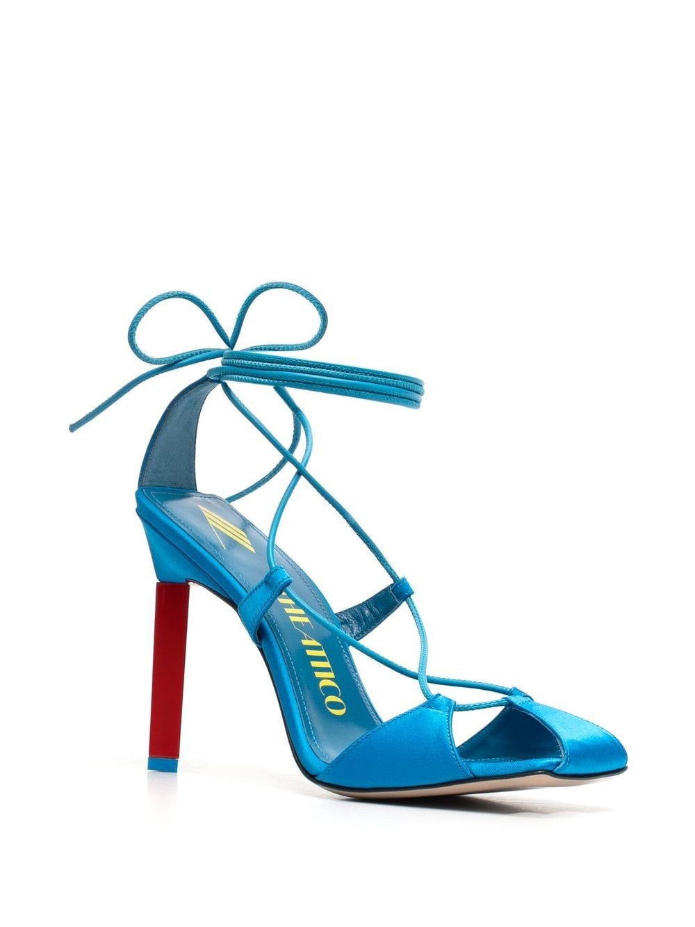 The Attico Sandals Clear Blue image 1