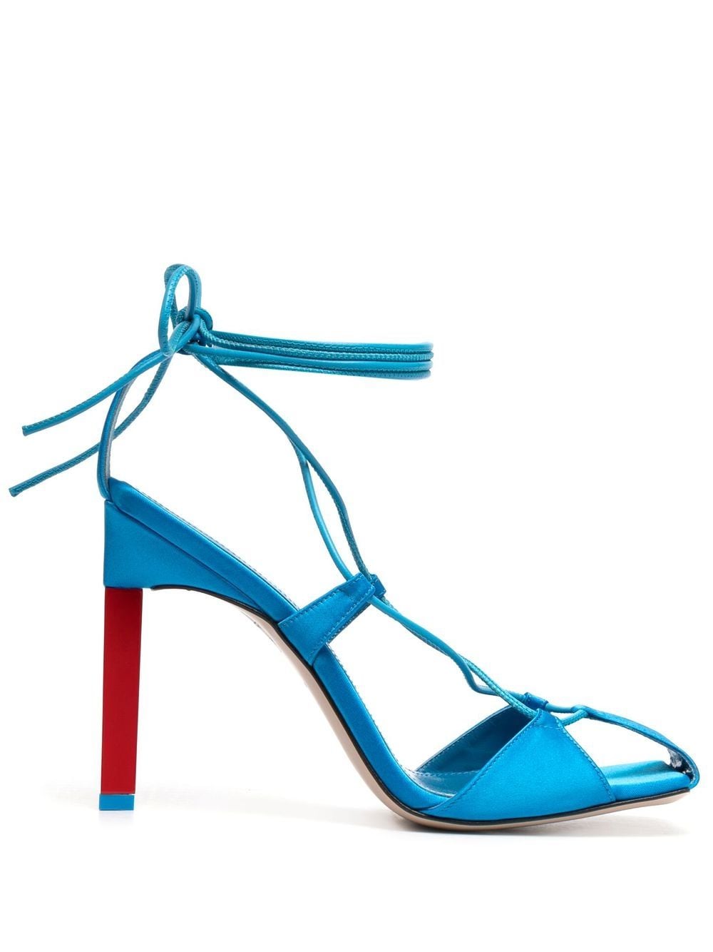 The Attico Sandals Clear Blue image 0