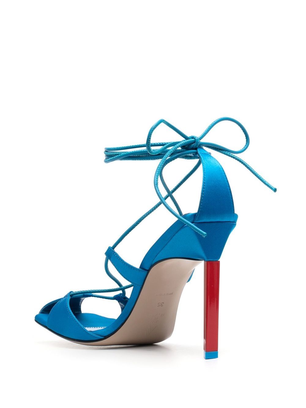 The Attico Sandals Clear Blue image 3