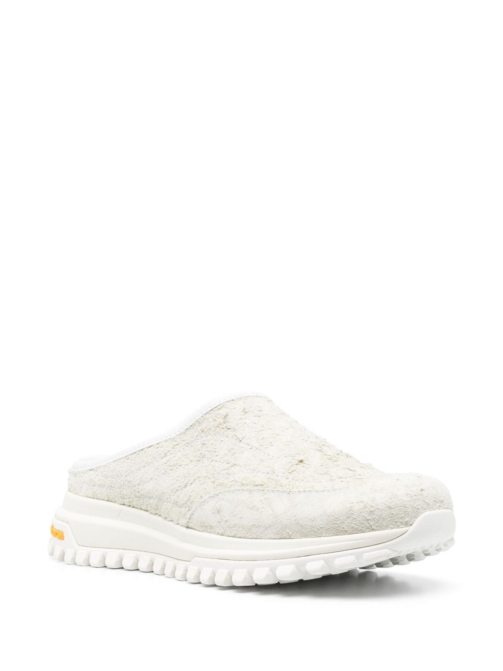 Diemme Crackled Leather Slides - Off-White image 2