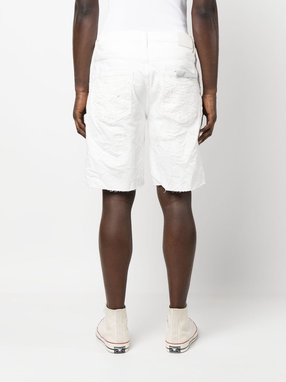 Purple Brand Shorts White image 1